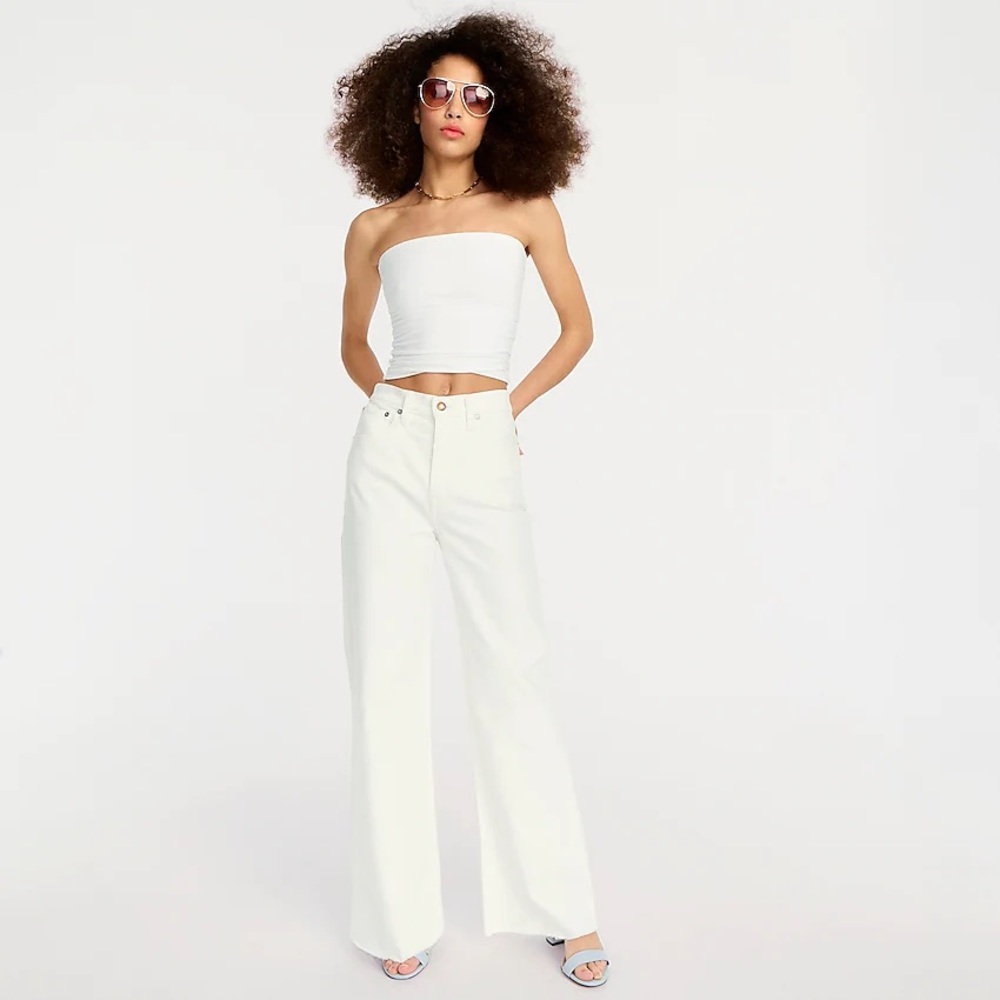 J.Crew Point Sur premium stretch desert jean in white BH233 - Picture 3 of 13
